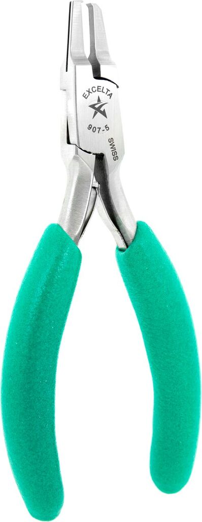 Excelta Standoff Shear Cutter 907-5 Grooved Head, Cushioned Grip, .025" Lead, For Connector Pins