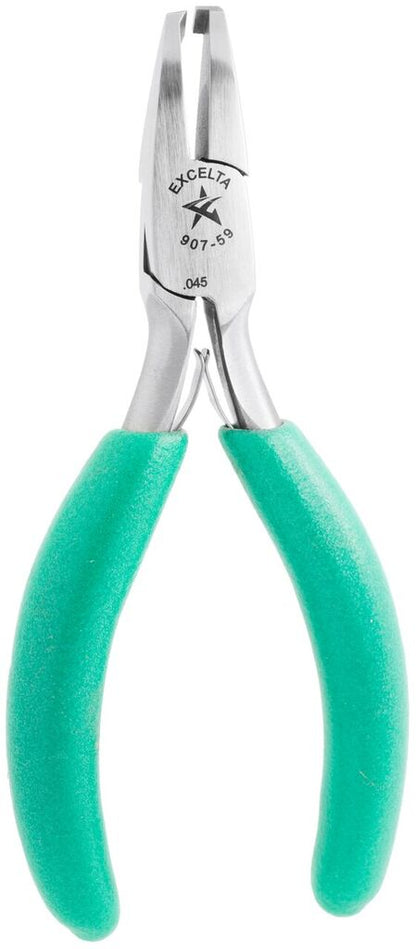 Excelta Standoff Shear Cutter 907-5 Grooved Head, Cushioned Grip, .025" Lead, For Connector Pins