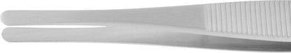 Excelta Tweezers 25-SA Straight Large Rount Points,Serrated Handles, Anti-Mag, Neverust Steel 4.75"