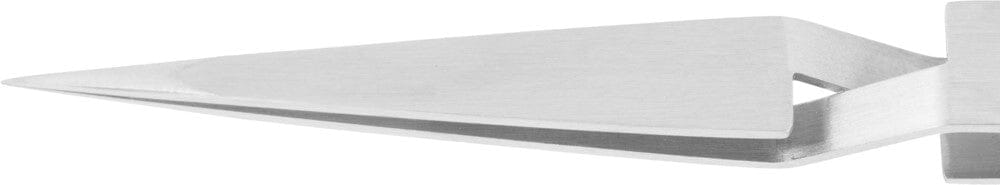 Excelta Tweezers 31-SA Straight Very Fine Points, Reverse Anti-Magnetic, Neverust Steel 5"