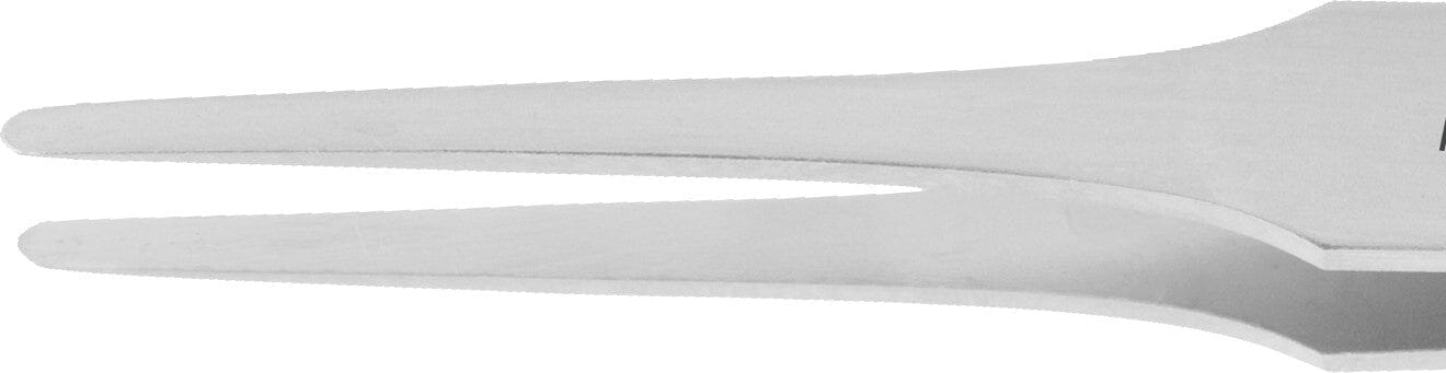 Excelta Tweezers M-2A-SA Straight Tapered, Round Points, Mini, Anti-Mag, Neverust Steel 2.75"