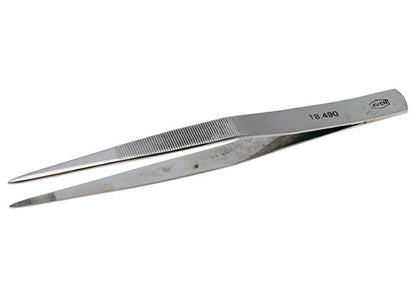 General Purpose Tweezers, Blunt, Serrated Tips