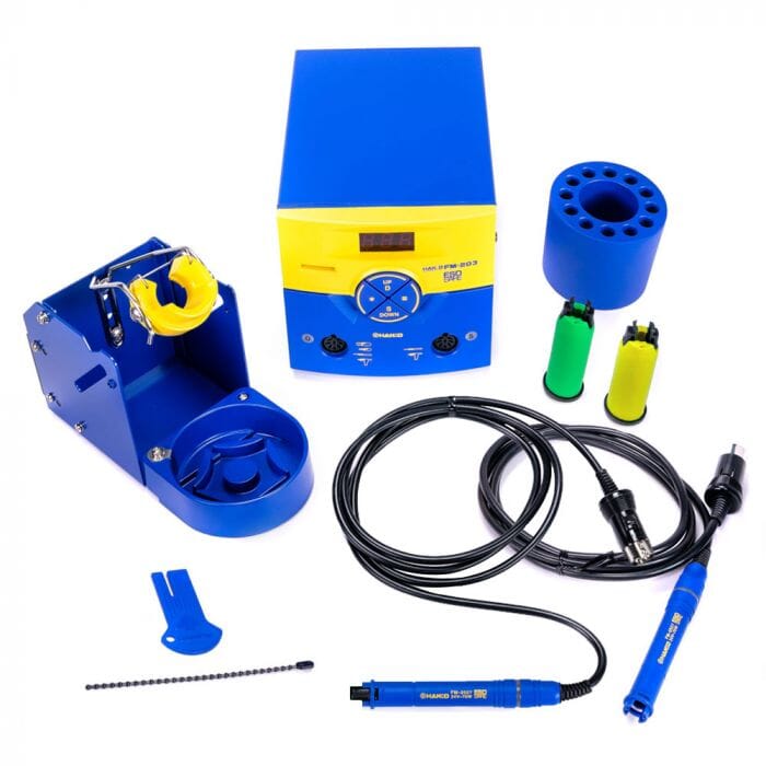 Hakko FM203-DP Dual Port System, w/2-FM2027-03 Handpieces