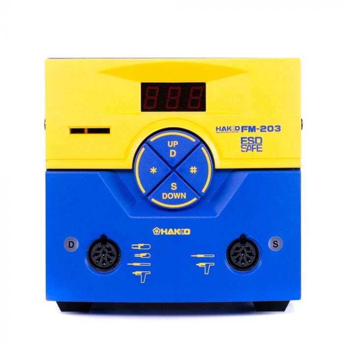 Hakko FM203-DP Dual Port System, w/2-FM2027-03 Handpieces