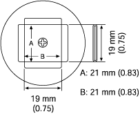 Hakko Hot Air Nozzles, Plcc 52, 21 X 21mm, FR-811/810B/803B/802/801