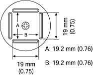 Hakko Hot Air Nozzles, Qfp, 19.2 X 19.2mm, FR-811/810B/803B/802/801