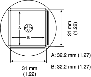 Hakko Hot Air Nozzles, Qfp, 32.2 X 32.2mm, FR-811/810B/803B/802/801