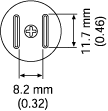 Hakko Hot Air Nozzles, Sop, 11.7 X 8mm, FR-811/810B/803B/802/801/801