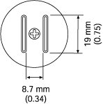 Hakko Hot Air Nozzles, Sop, 19.0 X 8.7mm, FR-811/810B/803B/802/801