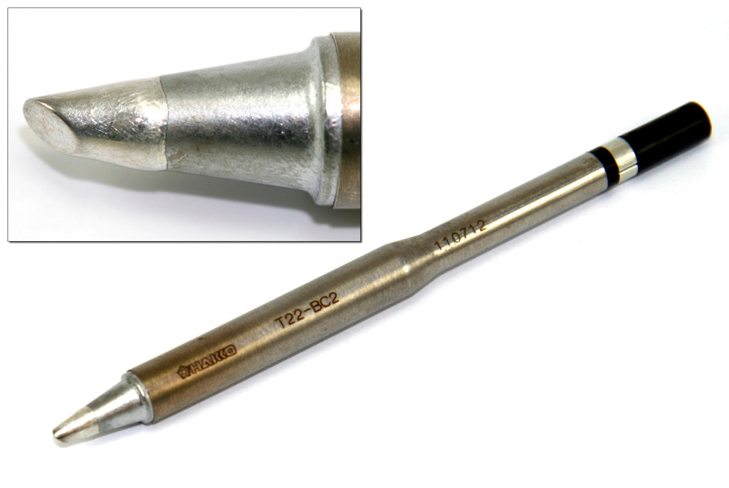 Hakko T22-BC2 Tip, Bevel, 2mm/45° X 12mm, Hd, FM-2030/FM-2031 – SMT ...