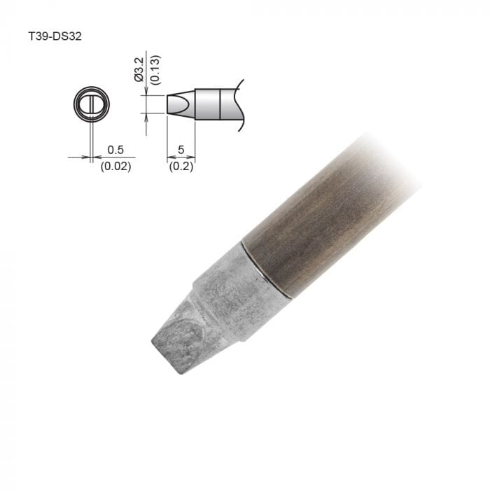 Hakko T39-DS32 Chisel Soldering Tip