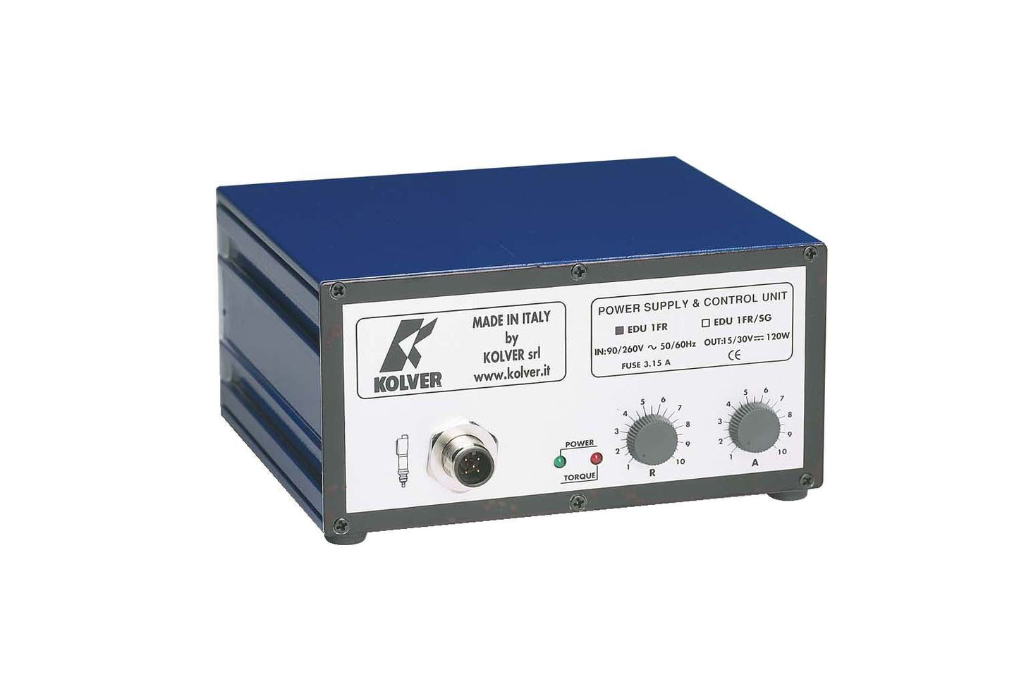 Kolver EDU1FR Controller, Single Output, Slow Start & Adjustable Speed for FAB and RAF Series