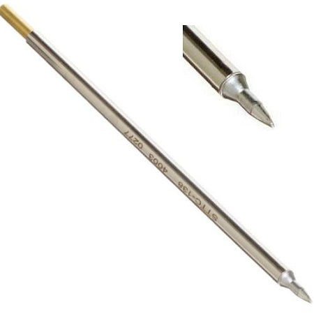 Metcal CVC-5CH0014S Soldering Cartridge, Chisel, 1.5mm x 9.9mm, Long Groove, 30°, 500 Series