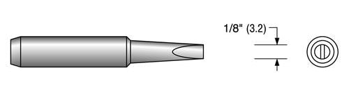 Plato HS-2753 Screwdriver Soldering Tip 3.2mm, Pack of 10