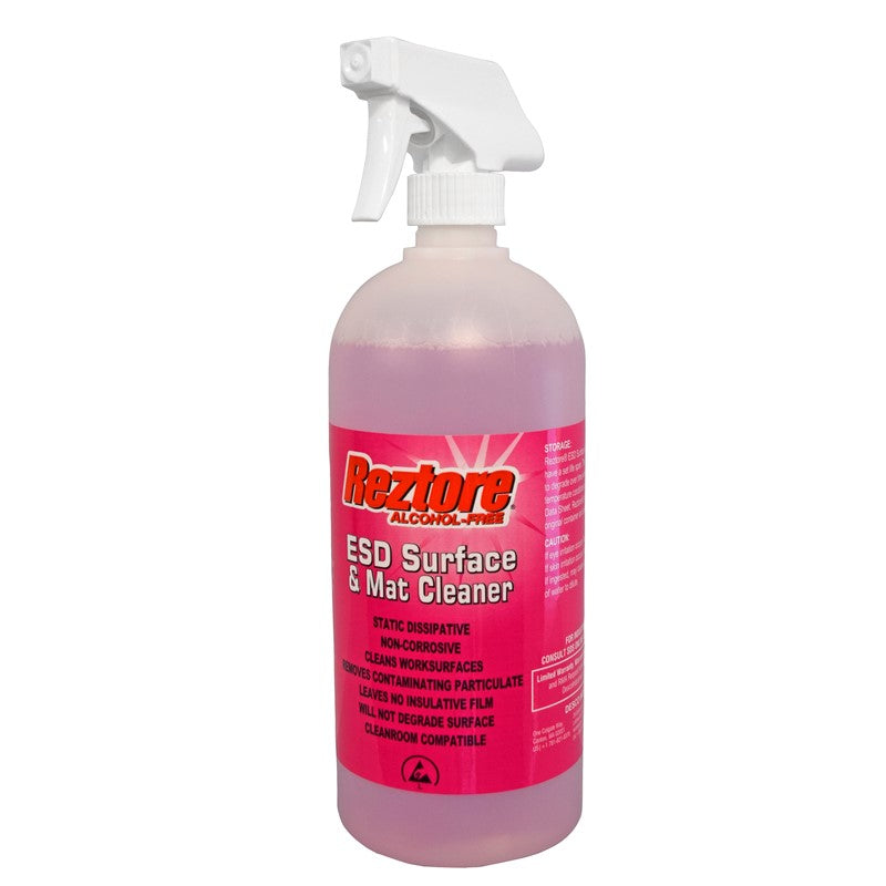 Reztore® Antistatic Surface & Mat Cleaner, 1 Quart Spray