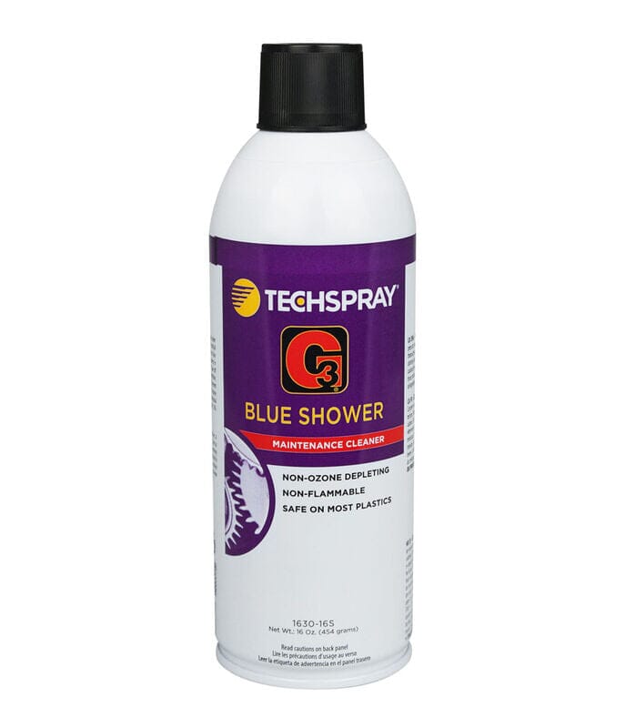 Techspray G3 Blue Shower Maintenance Cleaner 1630-16S, Aerosol, 16 oz