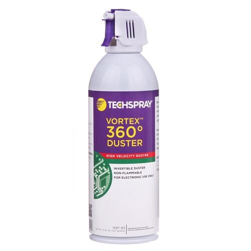 Techspray Non-Flammable High-Velocity Vortex 360 Duster 1697-8S, 8 oz ...