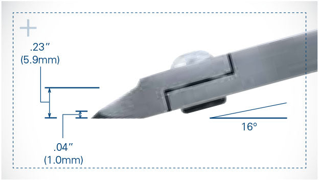 Tronex 7113 Oval Head Cutter, Razor Flush, Long Ergonomic Handle