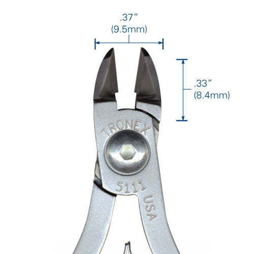 Tronex 7113 Oval Head Cutter, Razor Flush, Long Ergonomic Handle