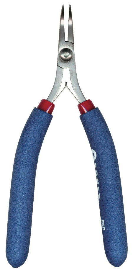 Tronex 752 Bent Nose Pliers, Sturdy Tips, Long Ergonomic Handle