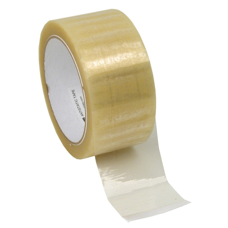 Wescorp 81226 Antistatic Cellulose Tape, Clear, 2" x 36 YDS w/ 3" Paper Core
